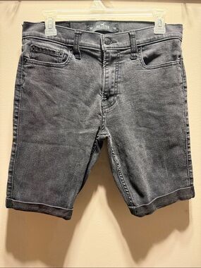 Hollister Charcoal Denim Jean Shorts